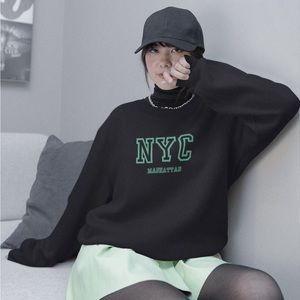 Women NYC college sweater